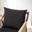 Chaise d'appoint rembourrée en bois massif Cofield-81823754