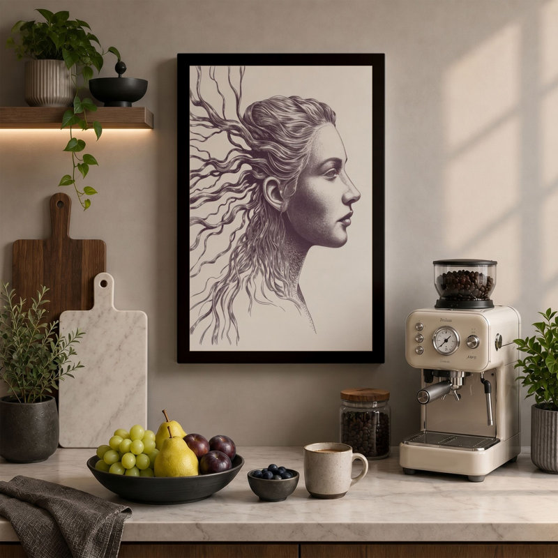 Print, 30x20 - 76.2 x 50.8 cm, Ochre Border