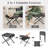 Mumtas Upholstered Armchair with Ottoman-674671541
