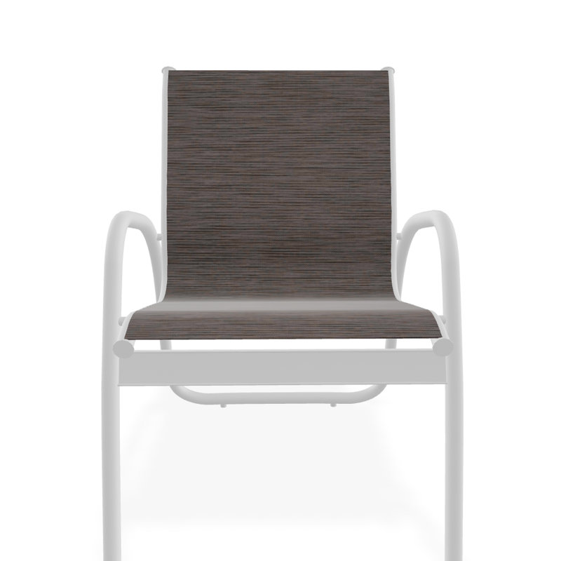 Fauteuil de patio Gardenella, Blanc texturé, James