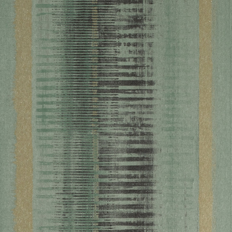 Adonea Hermes Smooth Metallic 33' L x 21" W Wallpaper Roll, Woody Green
