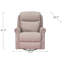 Fauteuil inclinable et pivotant en cuir Dhiya-582148421