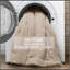 Ensemble de courtepointe brodée en coton 3 pièces pour très grand lit, taupe-134083643