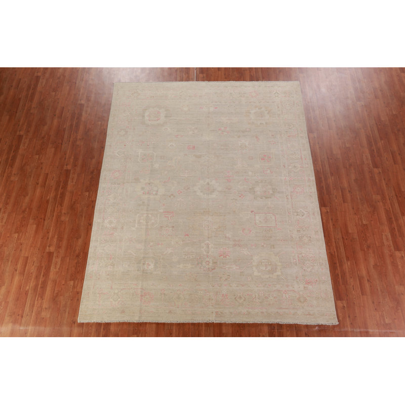 Vegetable Dye Oushak Turkish Area Rug 8x10