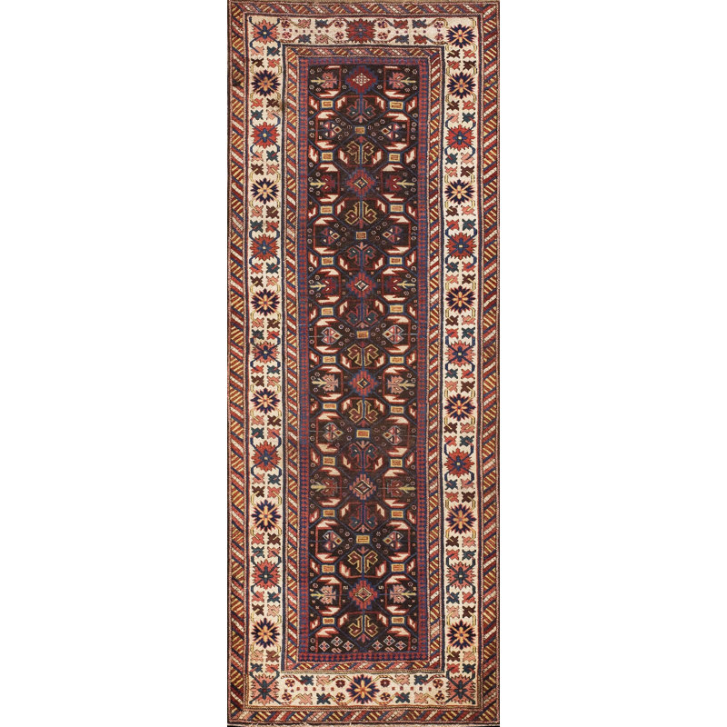 Antique Caucasian - Shirvan Caucasian 1880s Rug