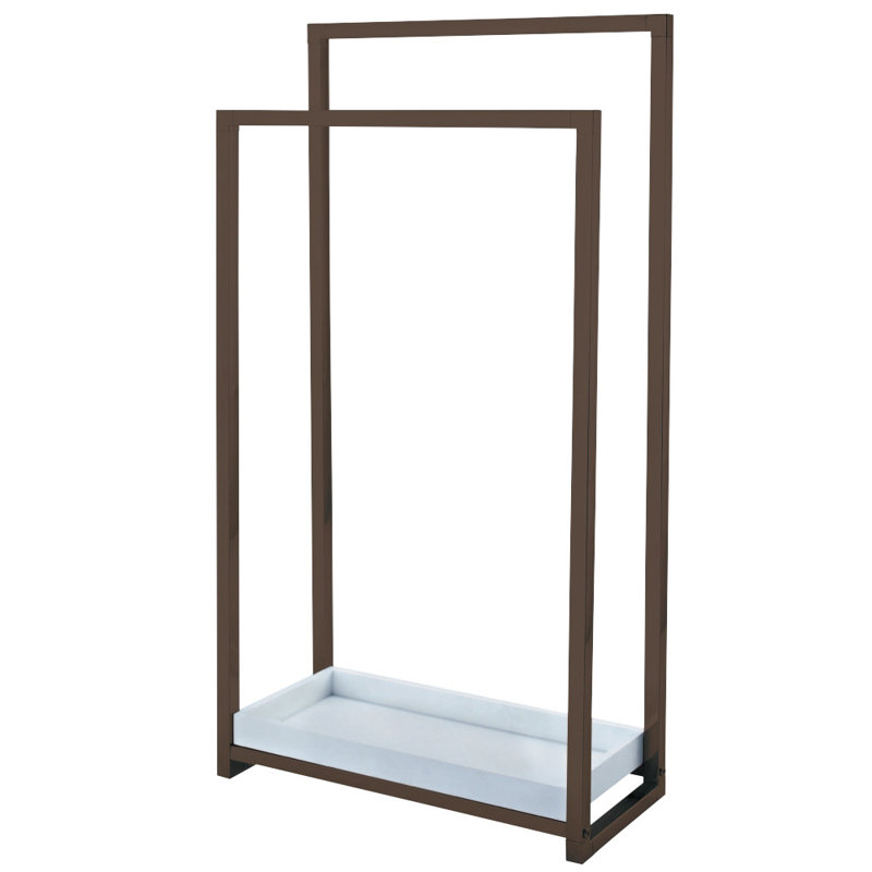 Kingston Brass Edenscape Freestanding 2-Tier Towel Rack, Oil Rubbed Bronze