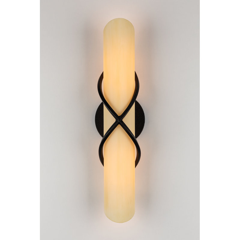 Roxbury 4 Light Bath Bar, Textured Iron, 2