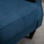 Chaise en tissu bleu avec capitonnage à losanges profonds, rembourrage épais, pour diverses pièces - bleu, sensation de détente