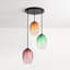 3 - Light Glass Kitchen Island Pendant Light