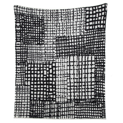 Modern Knitted Throw Blanket