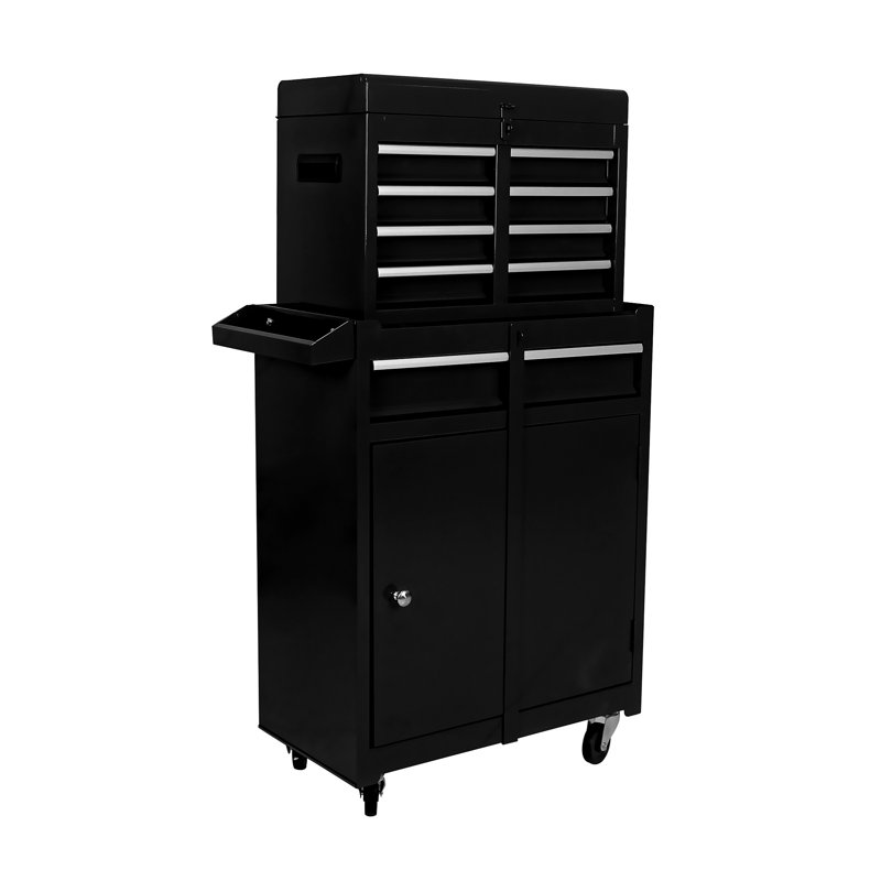 Rolling Tool Chest, Black