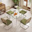 Ensemble de salle à manger rond avec plateau en verre-415632430-434635422-434635410
