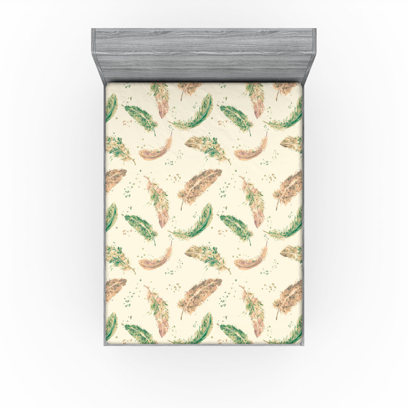 Drap-housse Ambesonne Birds and Nature, Drap-housse très grand californien