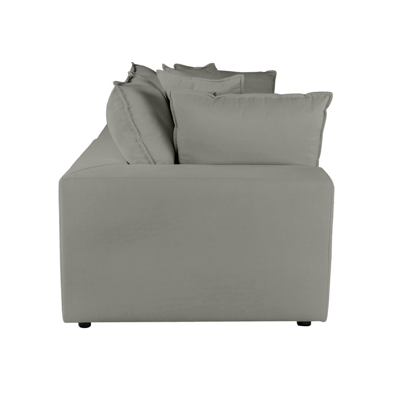 Ellaria 80" 2 - Piece Modular Loveseat , Slate Polyester Blend