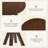 Pelaga 47" Dining Table Mid Century Modern Farmhouse Round, Vintage Rustic Solid Wood