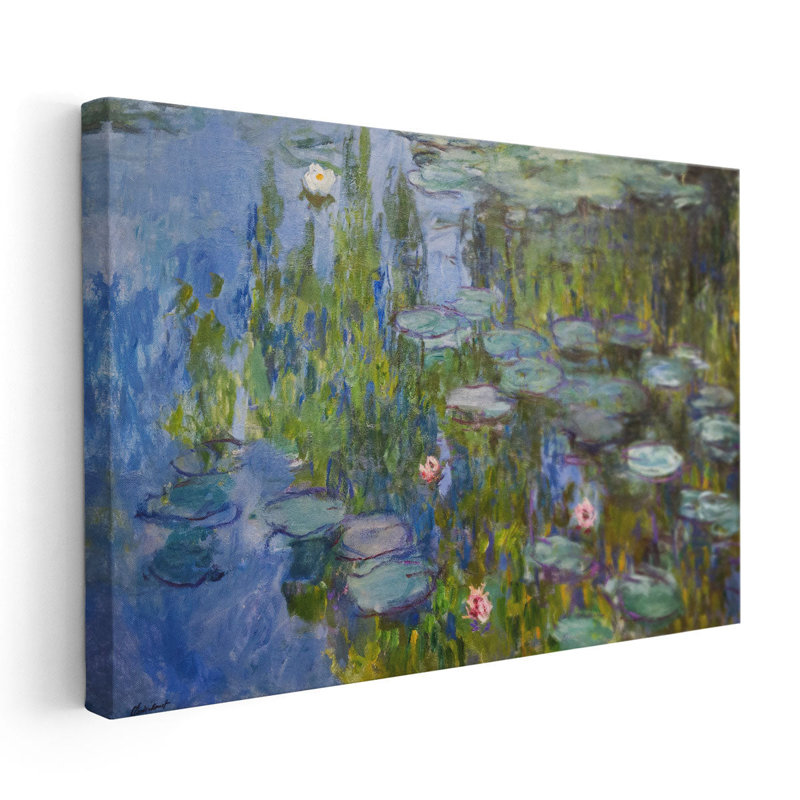 Nénuphars, 1915 - reproduction d'art sur toile, H 20 po x l 30 po