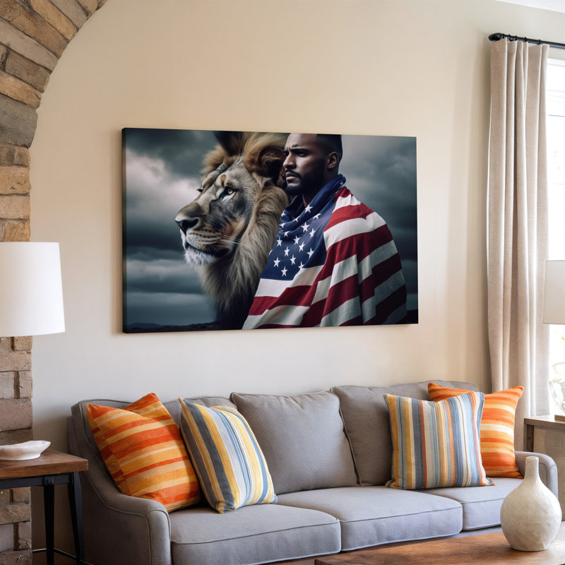Reproduction d'art sur toile, "Dramatic", H 9 po x l 12 po