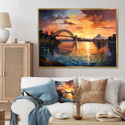 Popart Sydney City II, reproduction d'art sur toile
