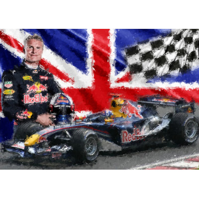 David Coulthard 1 Formula One Racing Drivers Collection - Art Prints