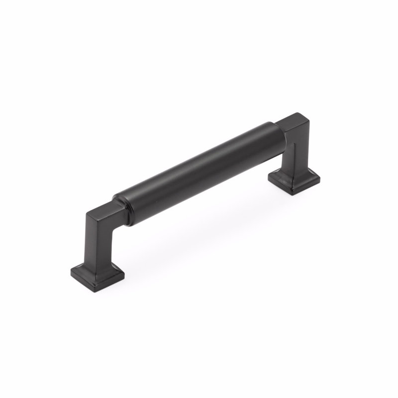 Haniburton 6" Center to Center Appliance Pull, 4", Matte Black