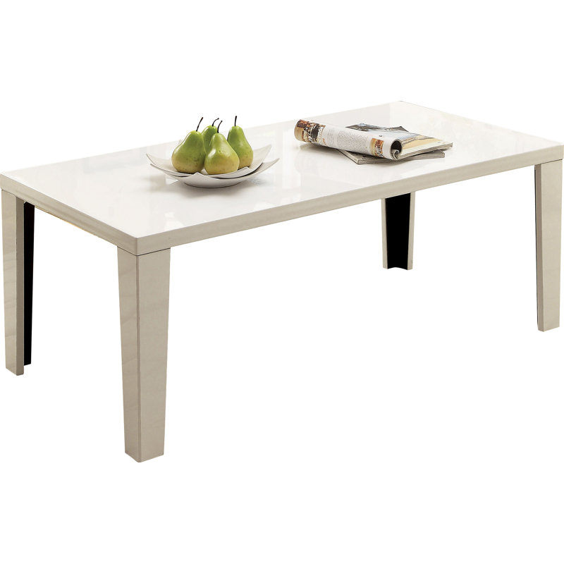 Ensemble de tables basses 3 pièces Latanya, Blanc