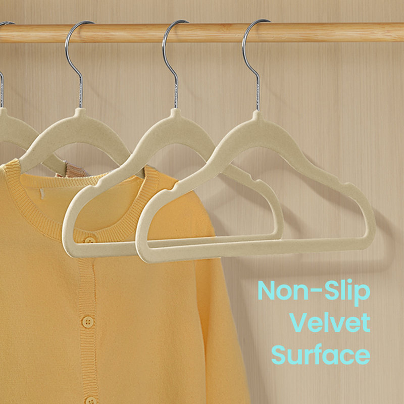 Non-Slip Standard Hanger, White