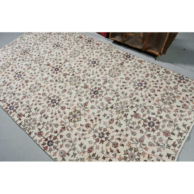 Tapis traditionnel de style turc fabriqué à la main avec un design de plancher rétro pour rehausser l'esthétique de votre maison