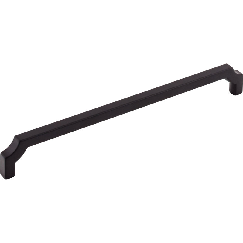 Davenport Bar pull, Flat Black, 8 13/16" Center to Center
