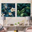 Ohiowa - Ensemble de 2 collages floraux carrés-101848078-101848076