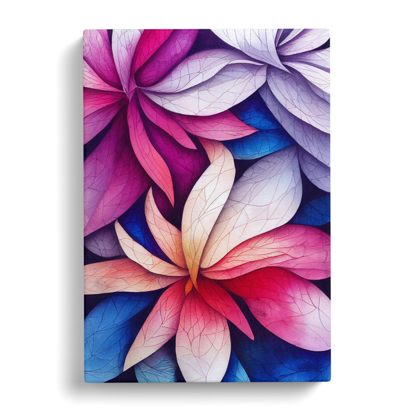 Entrancing Flowers No.3 - Wrapped Canvas, 50cm H x 35cm W x 3cm D