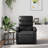 vidaXL Recliner Chair, Adjustable Backrest/ Footrest, Leather-97814415