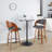 Lakyia Swivel Upholstered Counter Stool-90954900