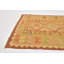 Tapis en laine rouge/doré 3 pi 3 po x 5 pi 2 po one-of-kind main-noué la new age Elland