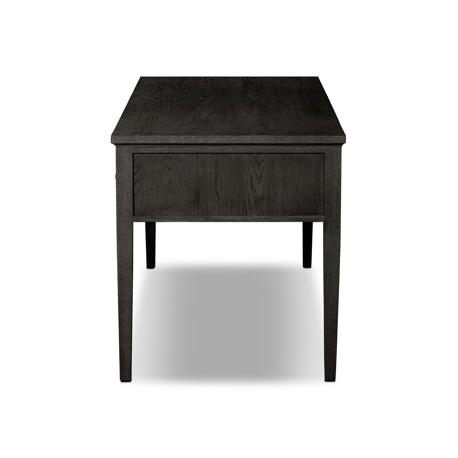 Bush Desk, Distressed Black Oak