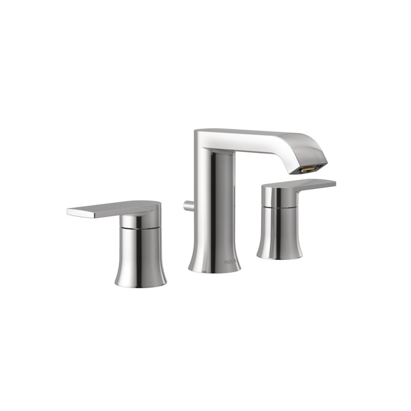 Ensemble de garniture de robinet de salle de bain à deux poignées Genta LX, valve requise, Chrome