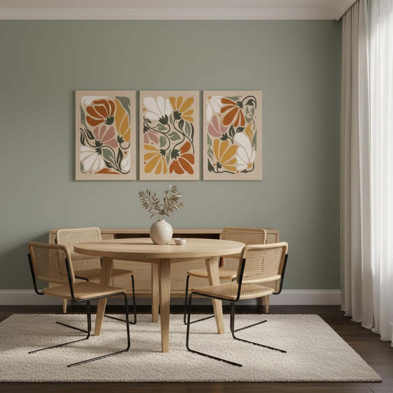 3 Piece Wrapped Canvas Wall Art
