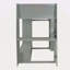 Lit mezzanine en bois avec bureau Kitzie-272731722