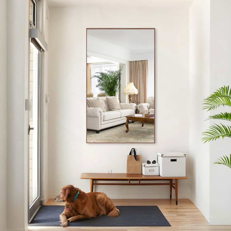 Miroir de salle de bain rectangulaire surdimensionné moderne pour salle de bain