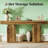 Modern Console Table with Open Shelf Storage