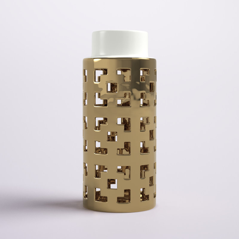 Vase de table en grès 13,8 po Lorrayne