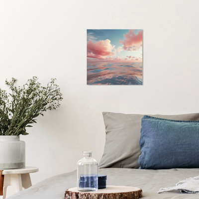 " Clear Sky Blush Clouds "