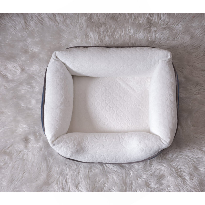 Lit pour animal de compagnie Lina, lit pour animal de compagnie anthracite, taille moyenne 17 po x 23 po