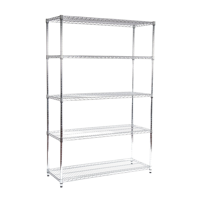 Antonucci Metal Shelving Unit, 183.8cm H x 121.2cm W x 45.7cm D