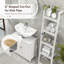 Meuble-lavabo sur pied 24 po - Blanc