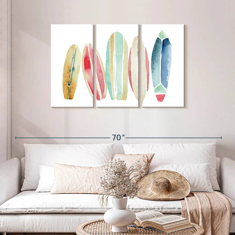 Senne Surfboards In A Row, 28" H x 45" W