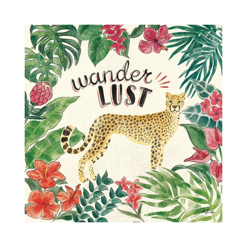 Jungle Vibes V 1 Piece Wall Art on Canvas, 93.98 cm H x 93.98 cm W