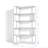 5-Tier L-Shaped Corner Bookshelf for Efficient Storage-627892728