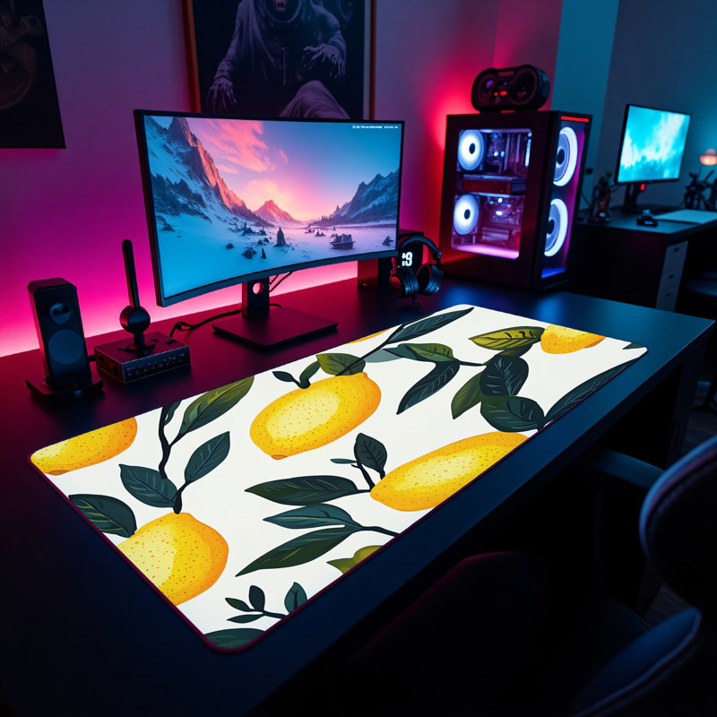 Polyester Desk Pad, 31.5x15.5