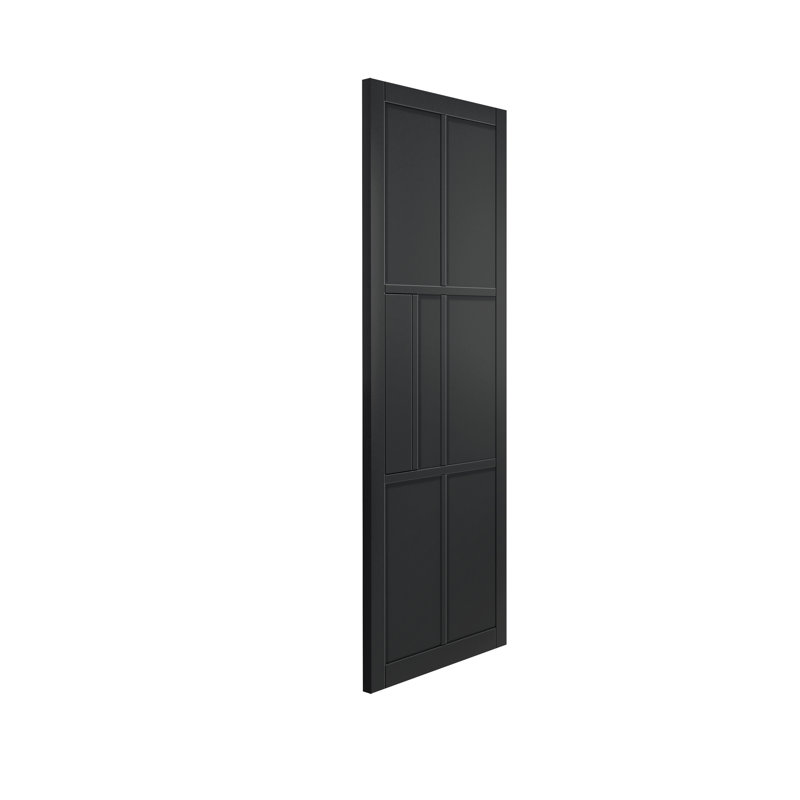 Black Civic Internal Door Prefinished, 198.1 cm H x 61 cm W x 3.5 cm D