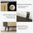 2 Door Rattan Storage Cabinet, Wood Kitchen Sideboard Buffet Console Table With Shelves For Kitchen & Entryway Storage-743420078